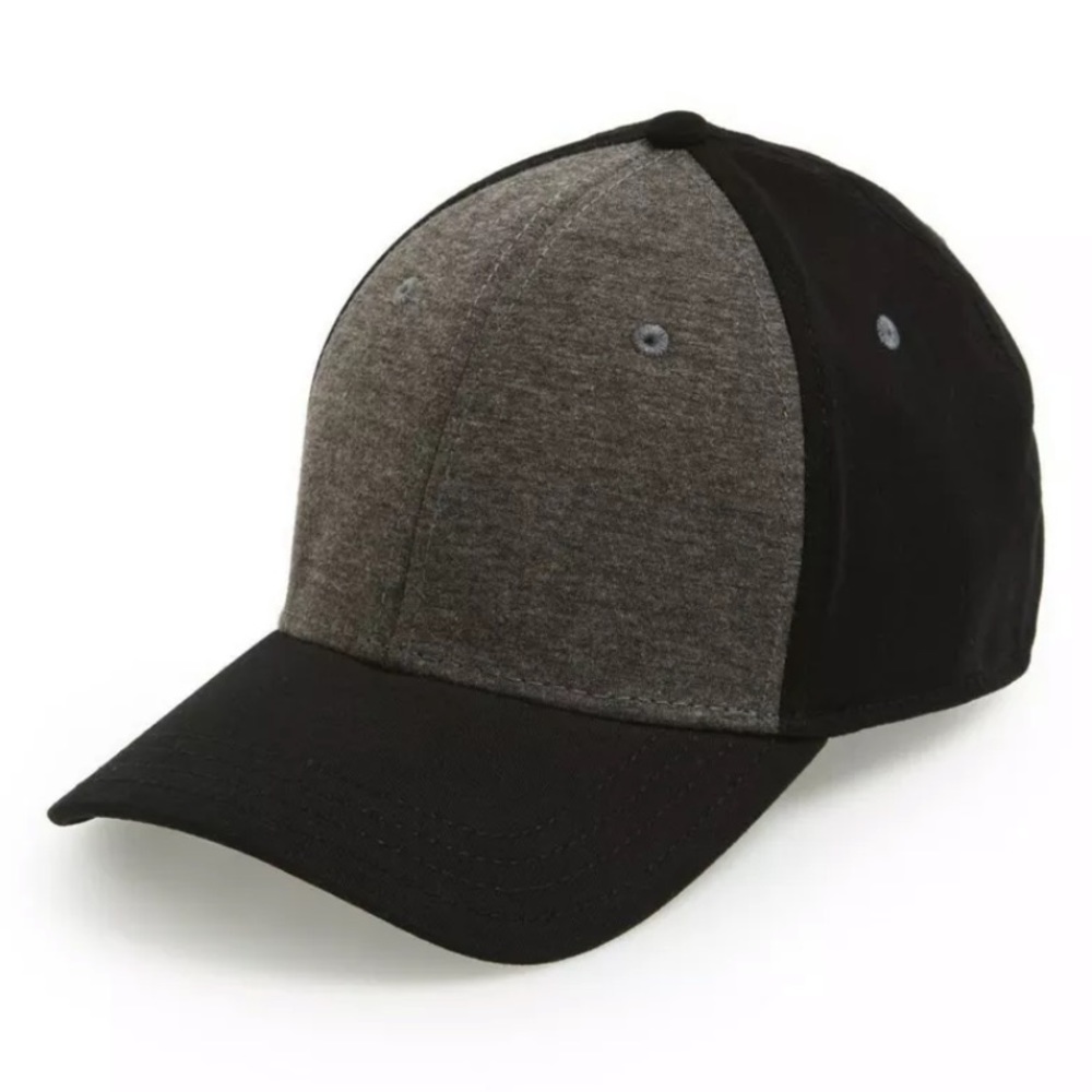 Gents Men's Jersey Knit Fitted Hat Baseball Cap